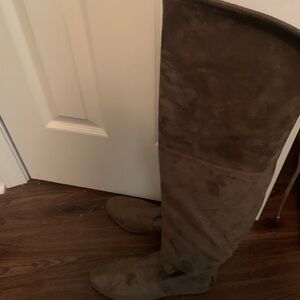 Marc Fisher Brown Over-the-Knee Boots